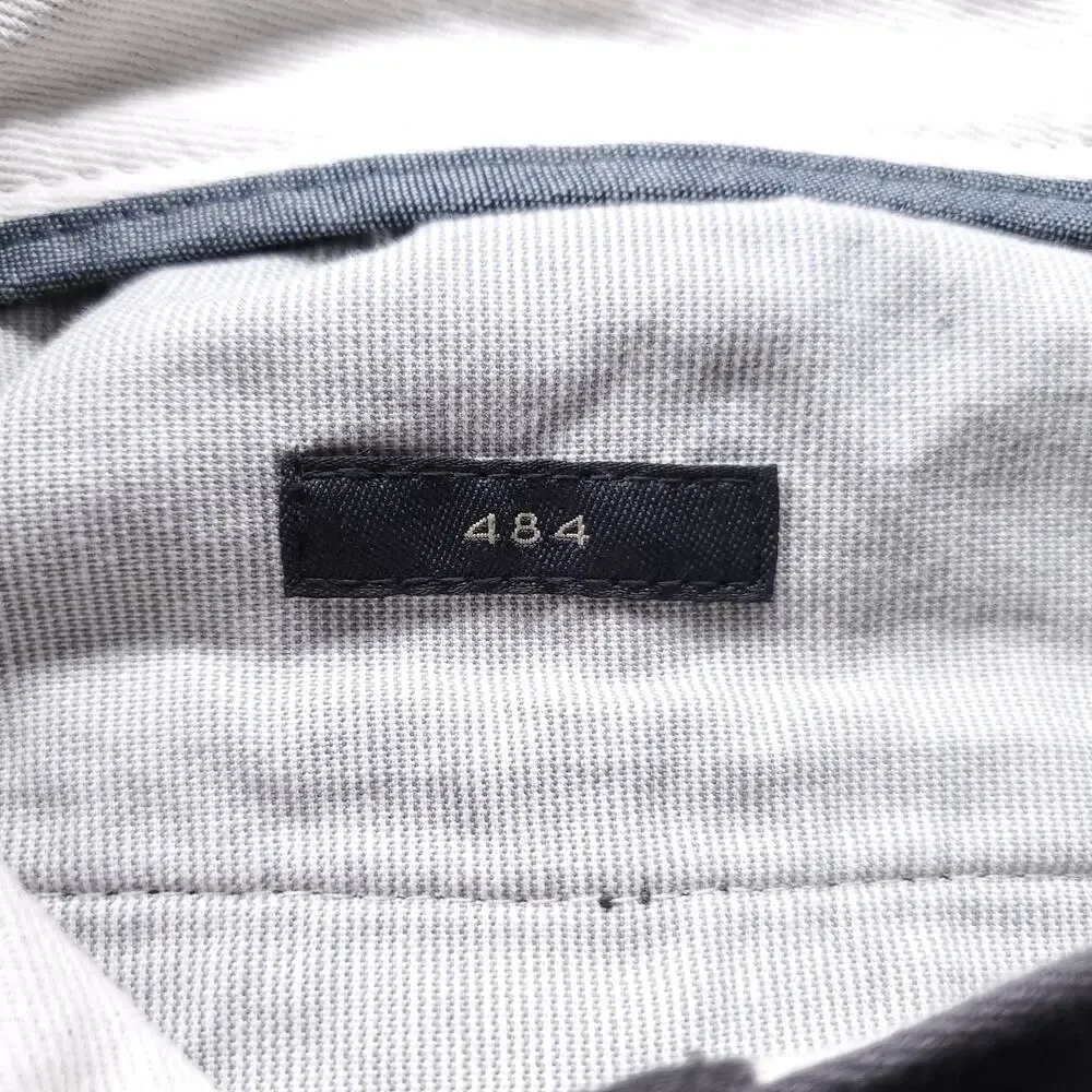 J Crew 484 Slim Fit 5-Pocket Chino Pants Men 29x30 Gray Low Rise Stretch Preppy